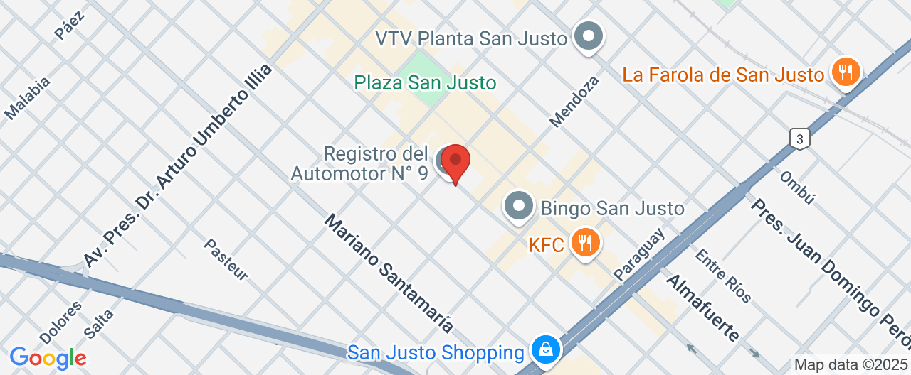 Mapa de la ubicación