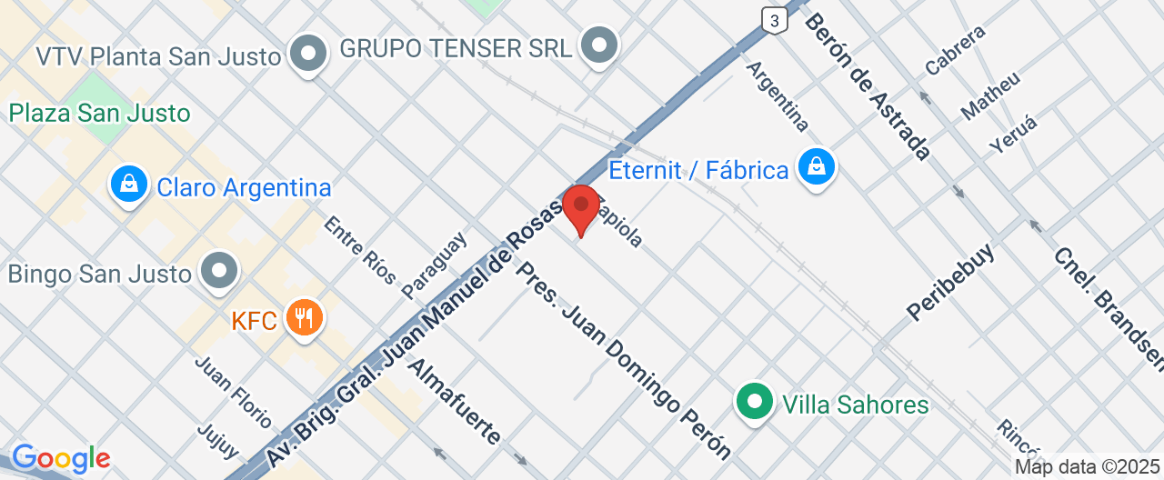 Mapa de la ubicación