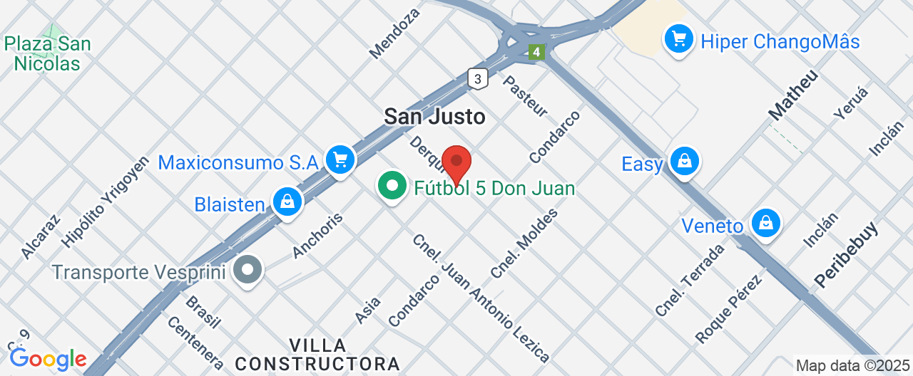 Mapa de la ubicación