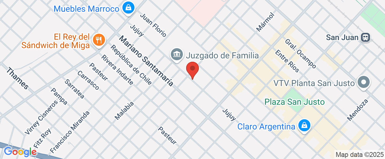 Mapa de la ubicación