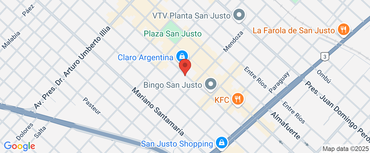 Mapa de la ubicación