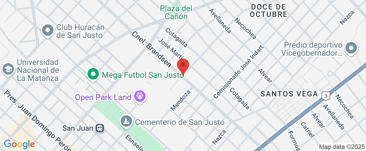Mapa de la ubicación