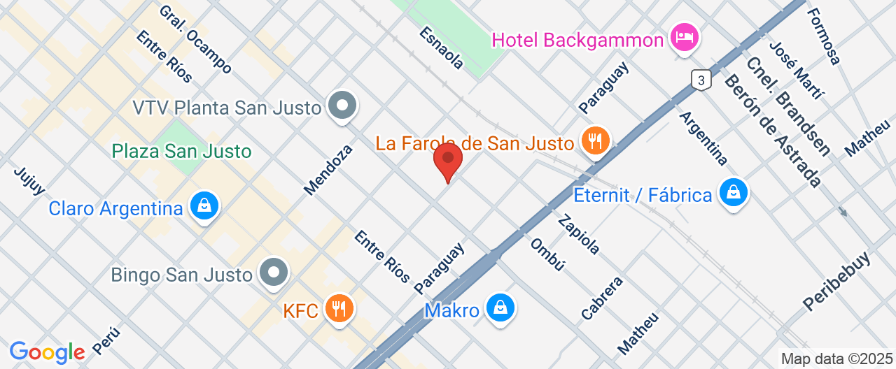 Mapa de la ubicación