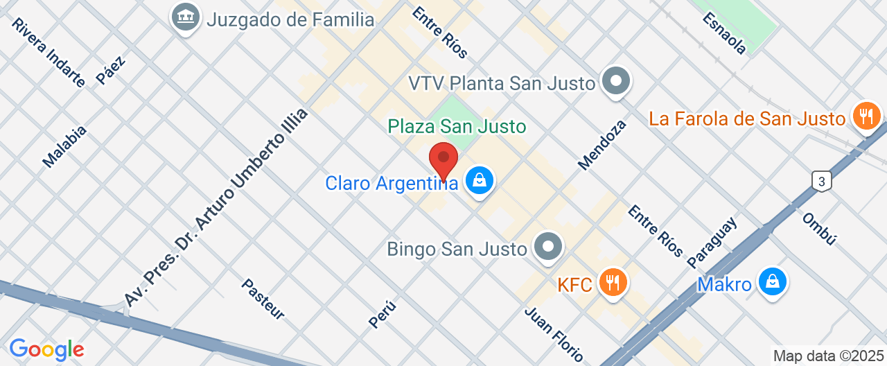 Mapa de la ubicación