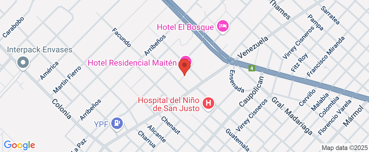 Mapa de la ubicación