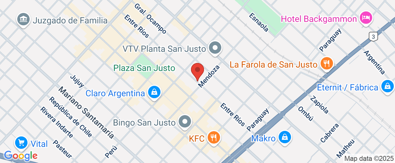 Mapa de la ubicación