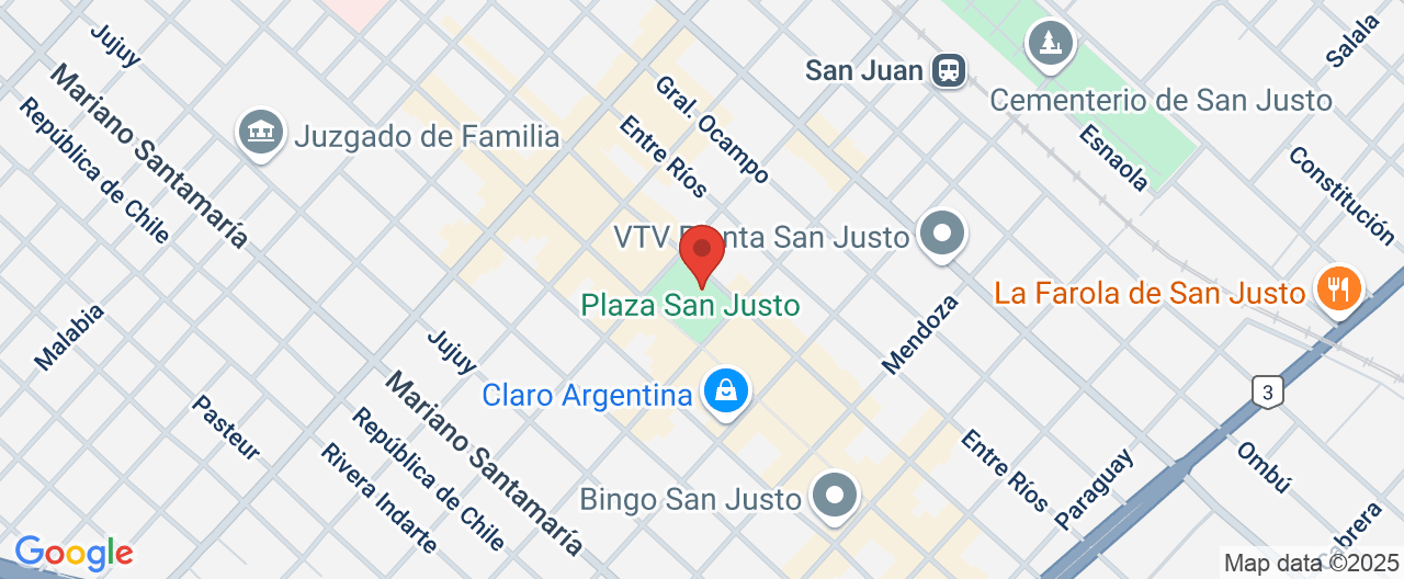 Mapa de la ubicación