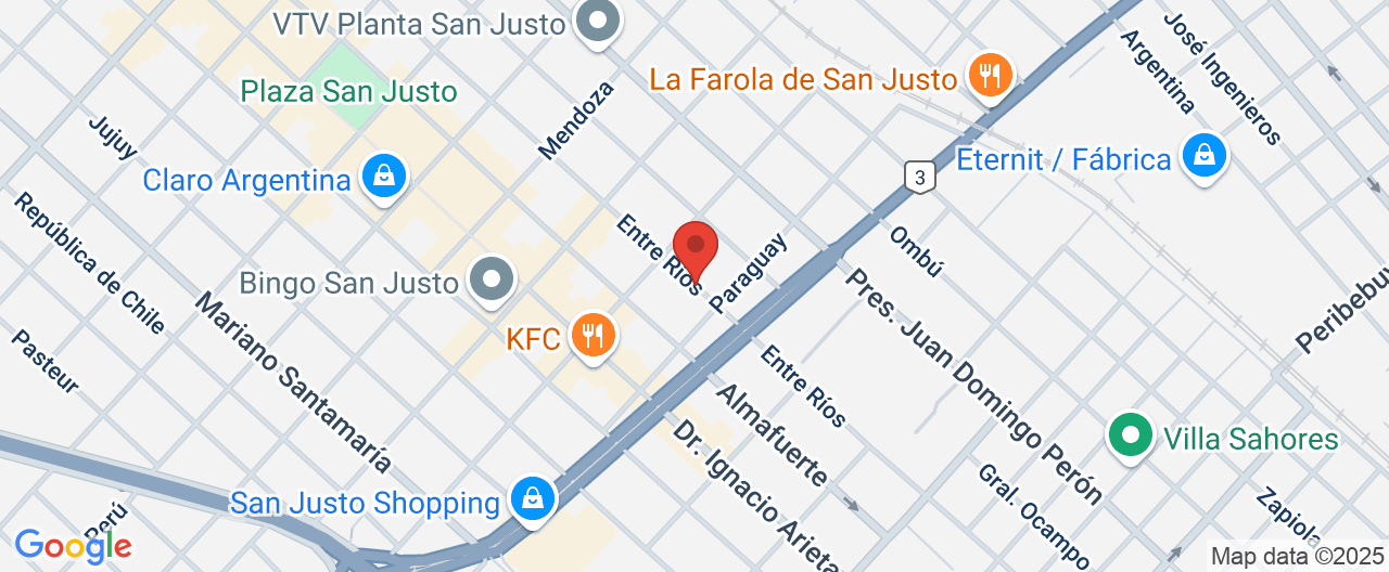 Mapa de la ubicación