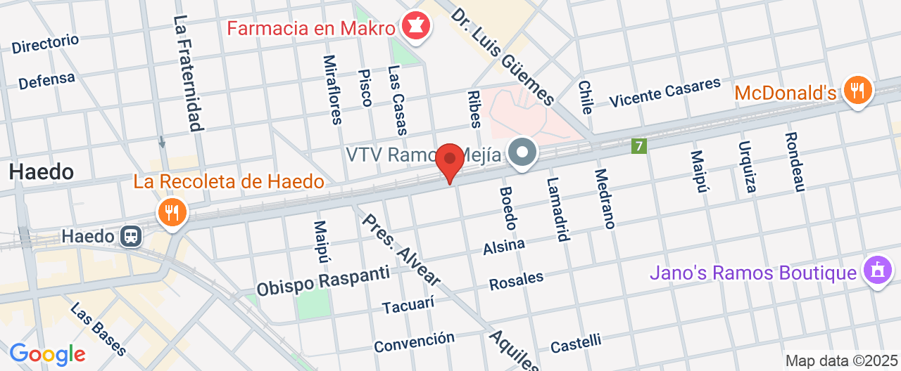 Mapa de la ubicación