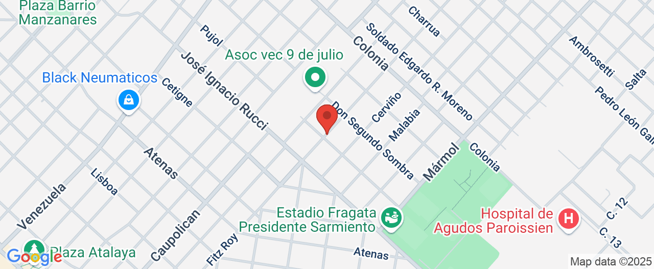 Mapa de la ubicación
