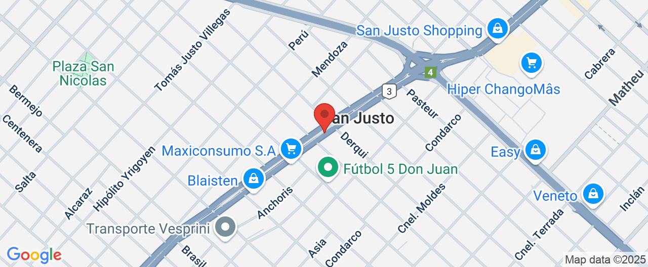 Mapa de la ubicación