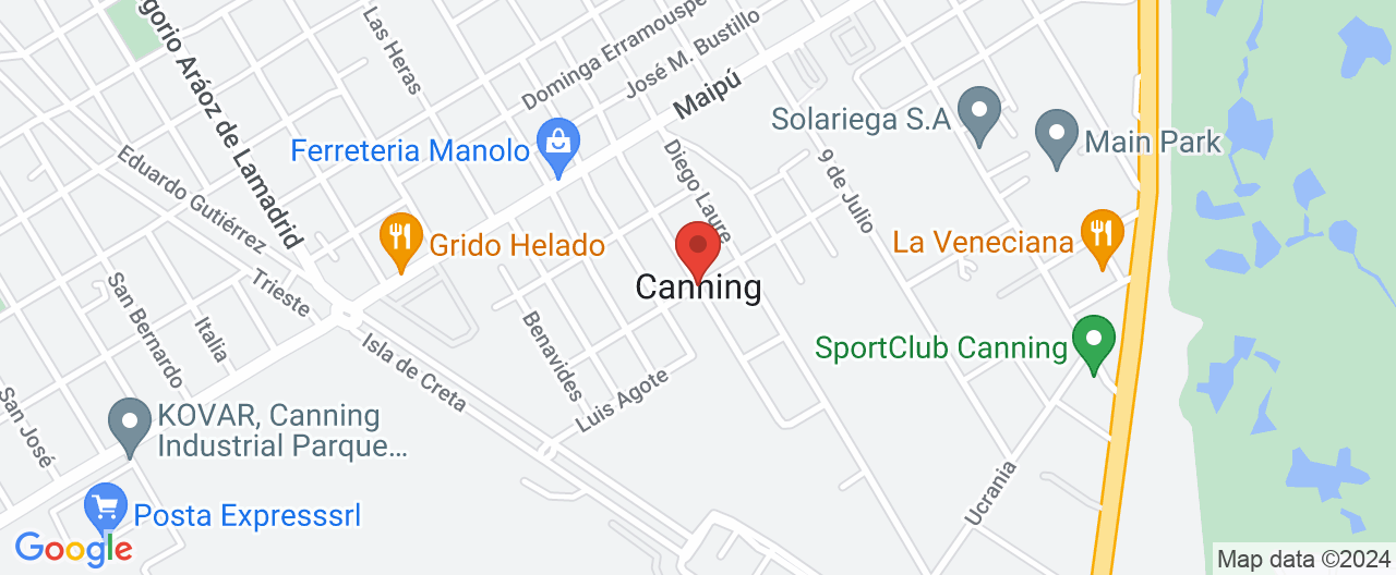 Mapa de la ubicación