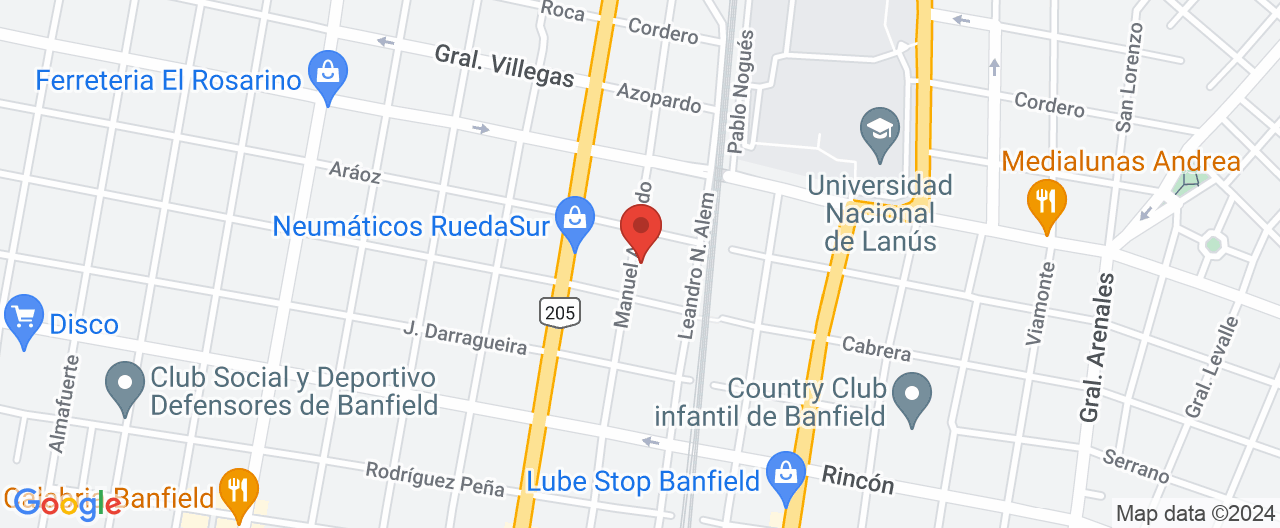 Mapa de la ubicación