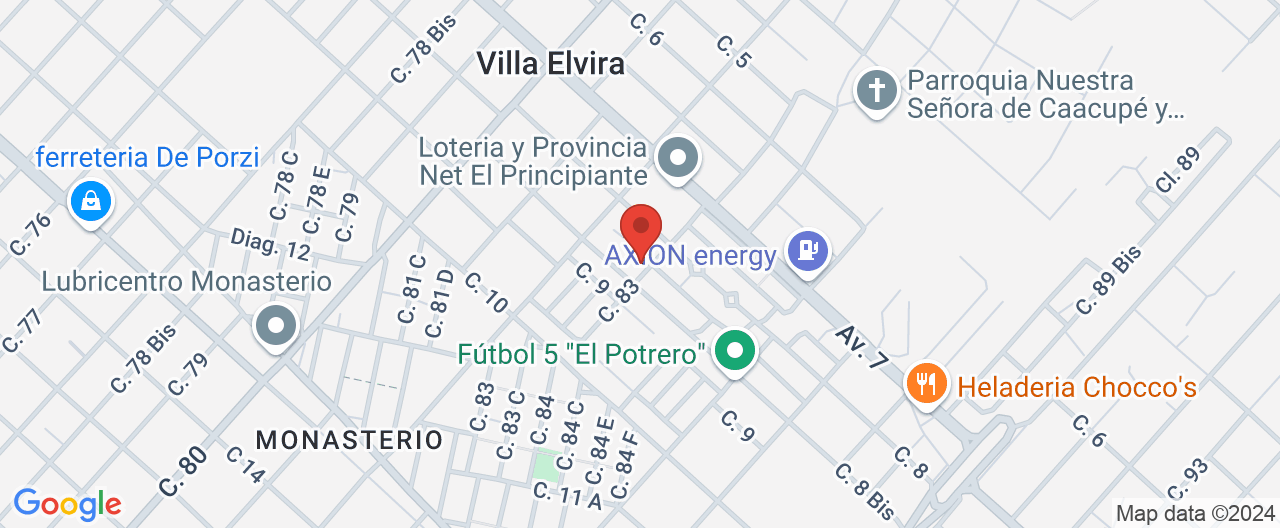 Mapa de la ubicación