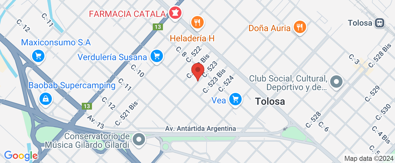 Mapa de la ubicación