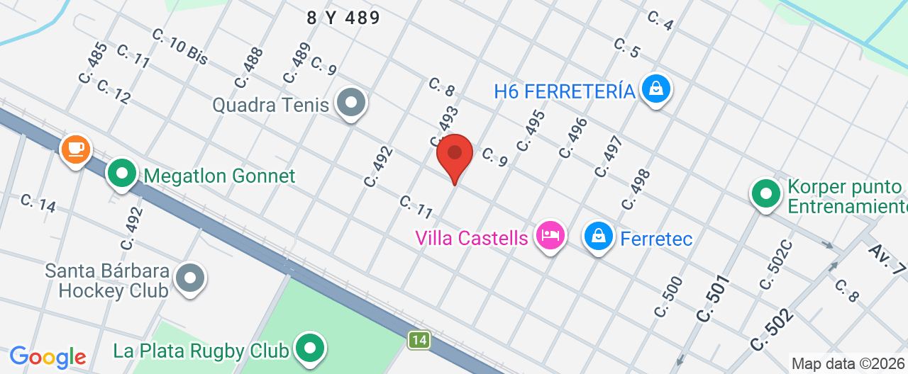 Mapa de la ubicación