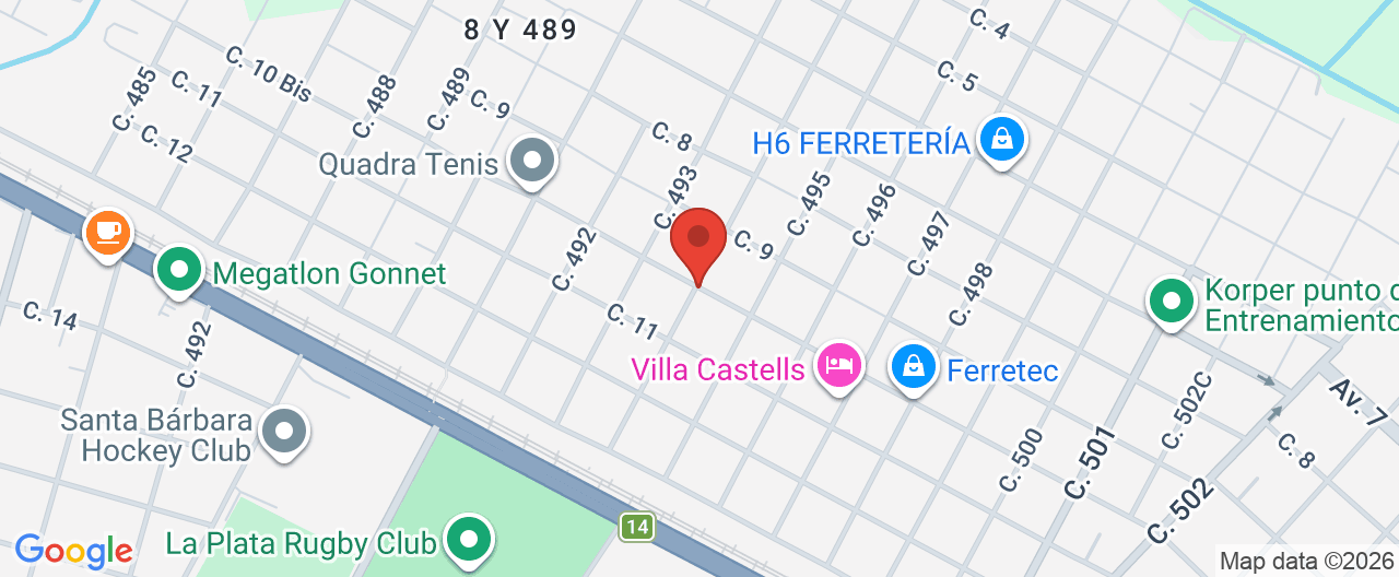 Mapa de la ubicación
