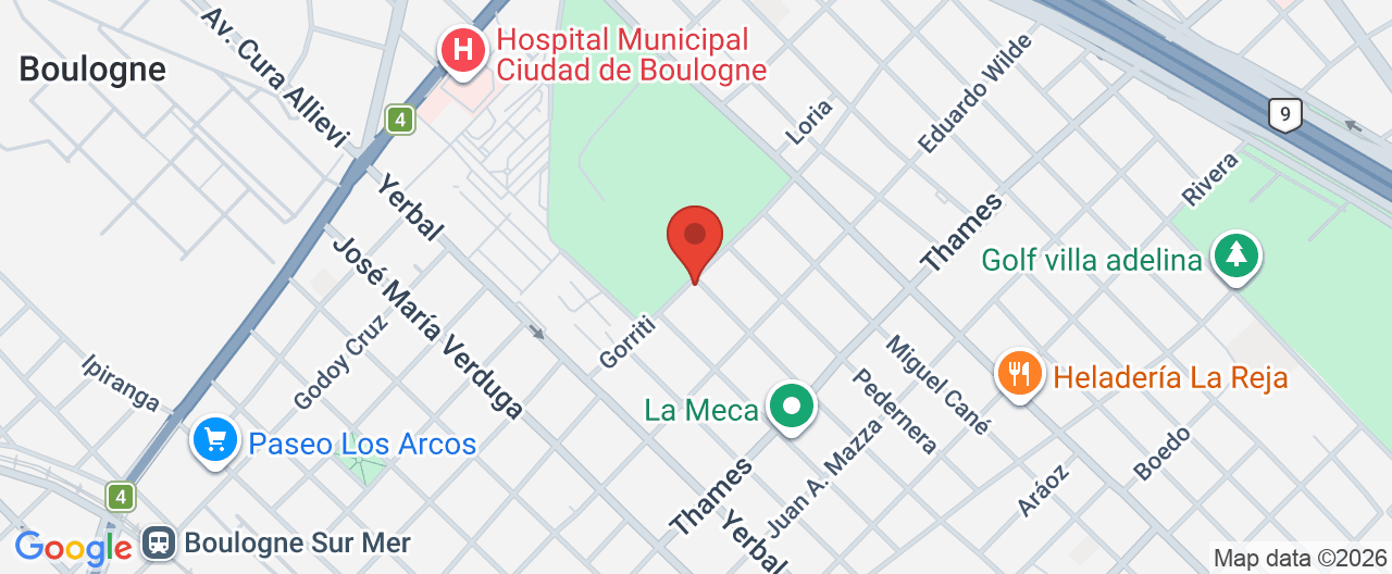 Mapa de la ubicación