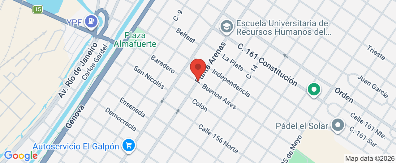 Mapa de la ubicación