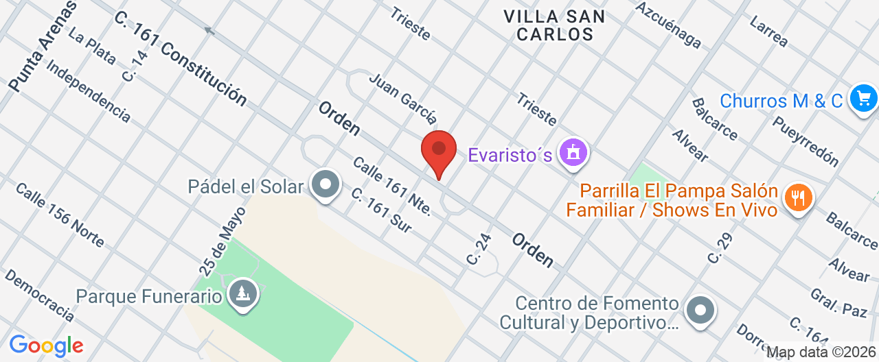 Mapa de la ubicación