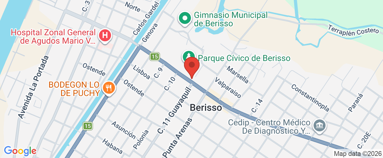Mapa de la ubicación