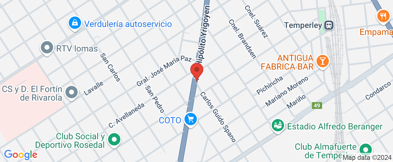 Mapa de la ubicación