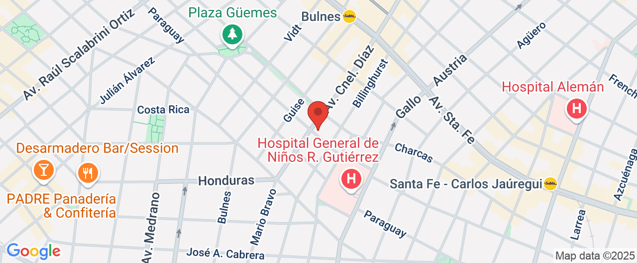 Mapa de la ubicación