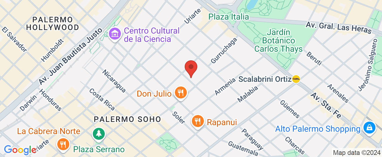 Mapa de la ubicación
