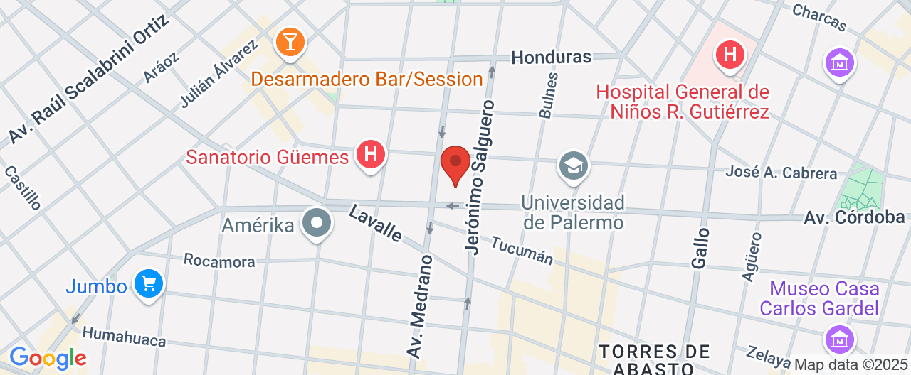 Mapa de la ubicación