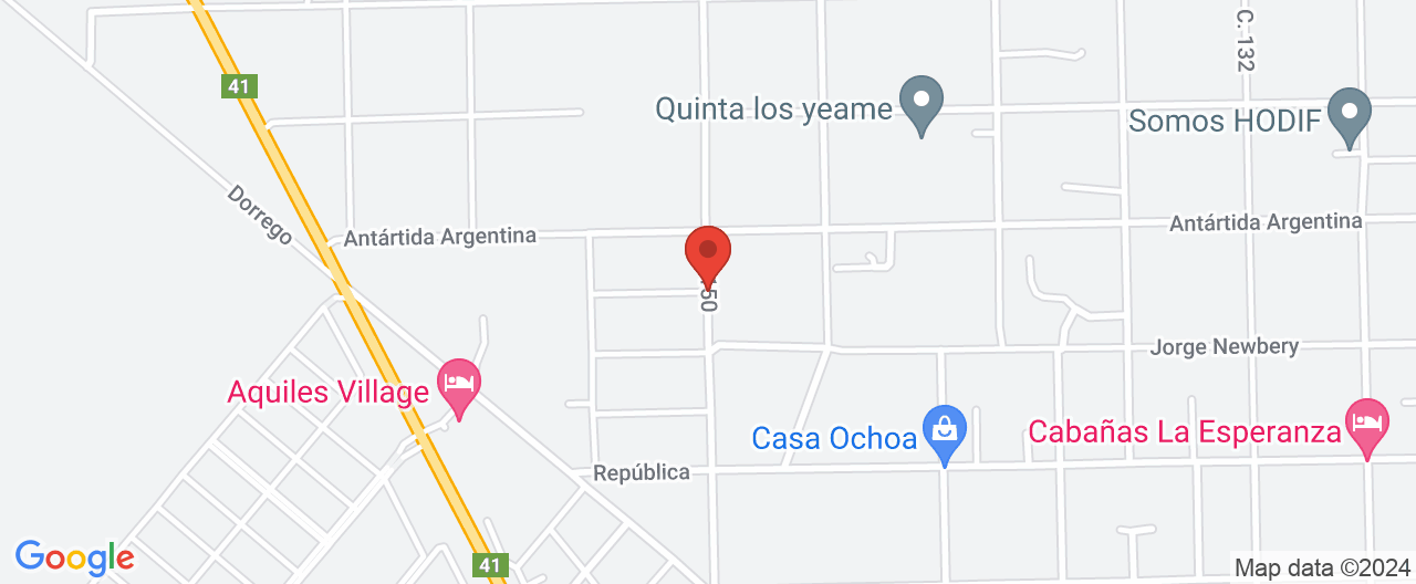 Mapa de la ubicación