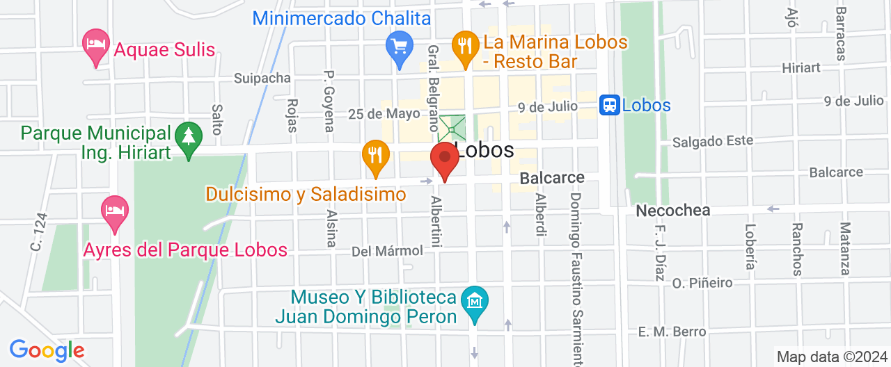 Mapa de la ubicación