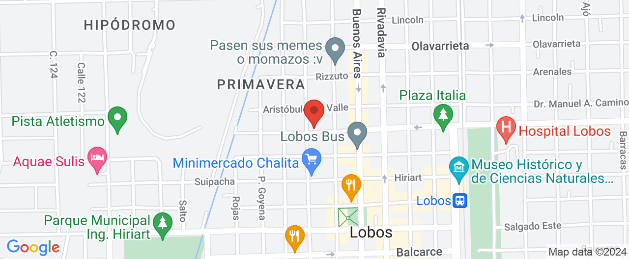 Mapa de la ubicación