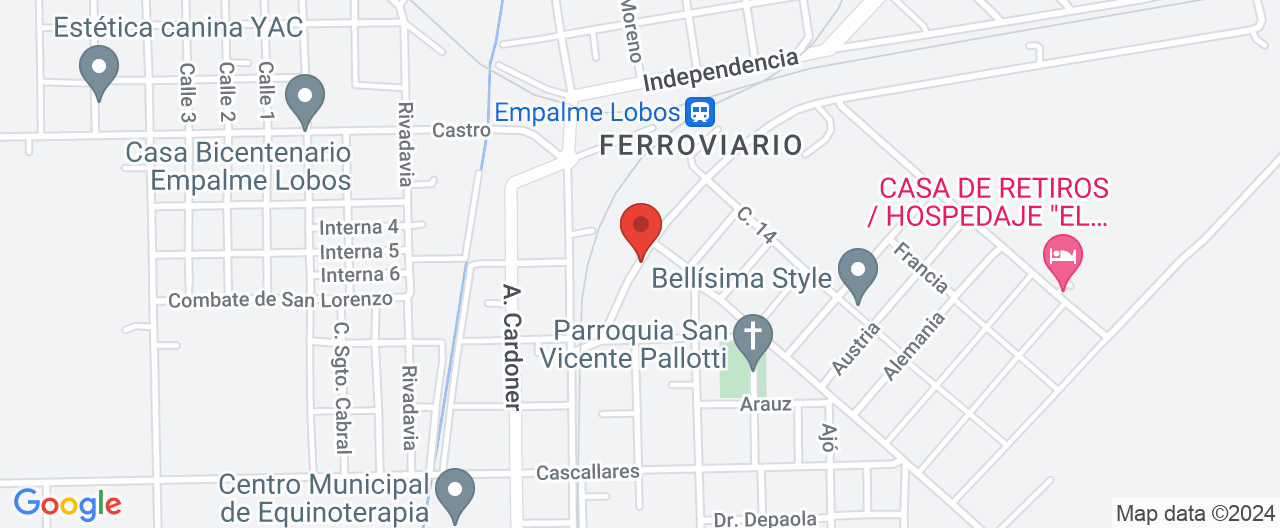 Mapa de la ubicación