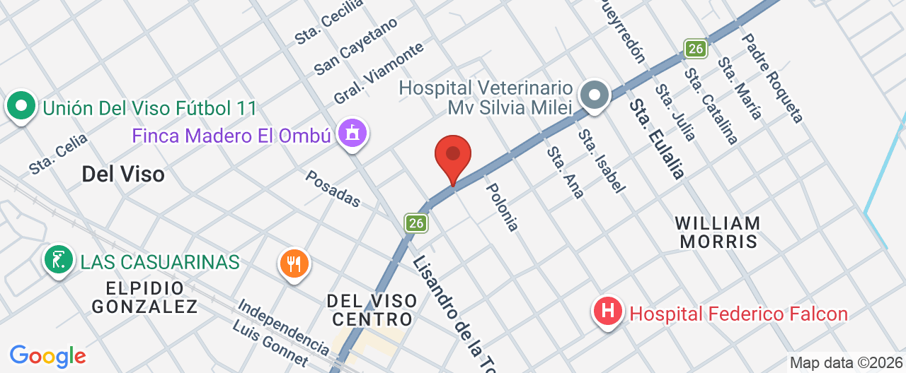 Mapa de la ubicación
