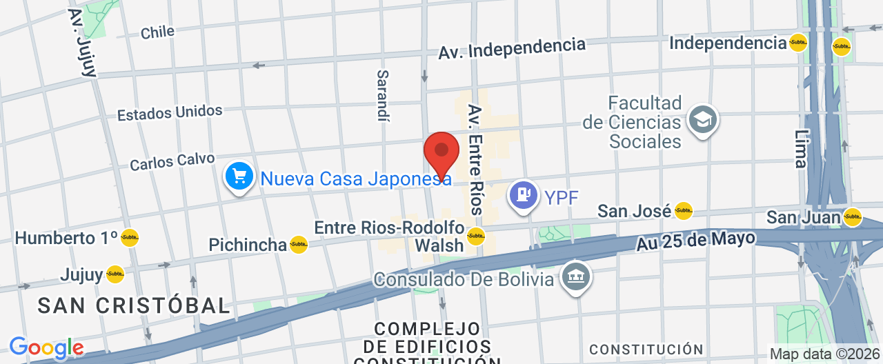 Mapa de la ubicación