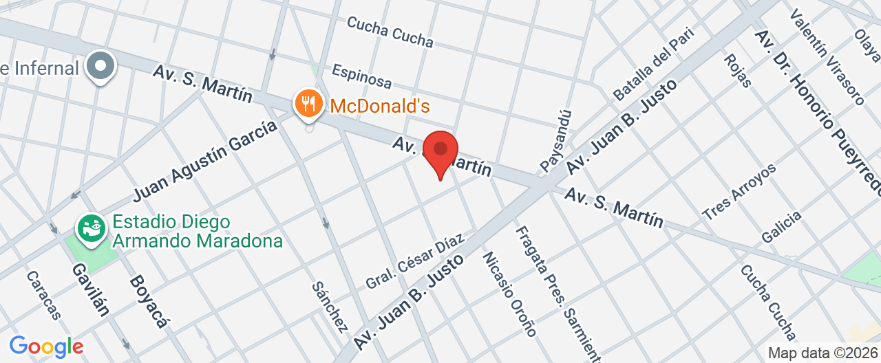 Mapa de la ubicación