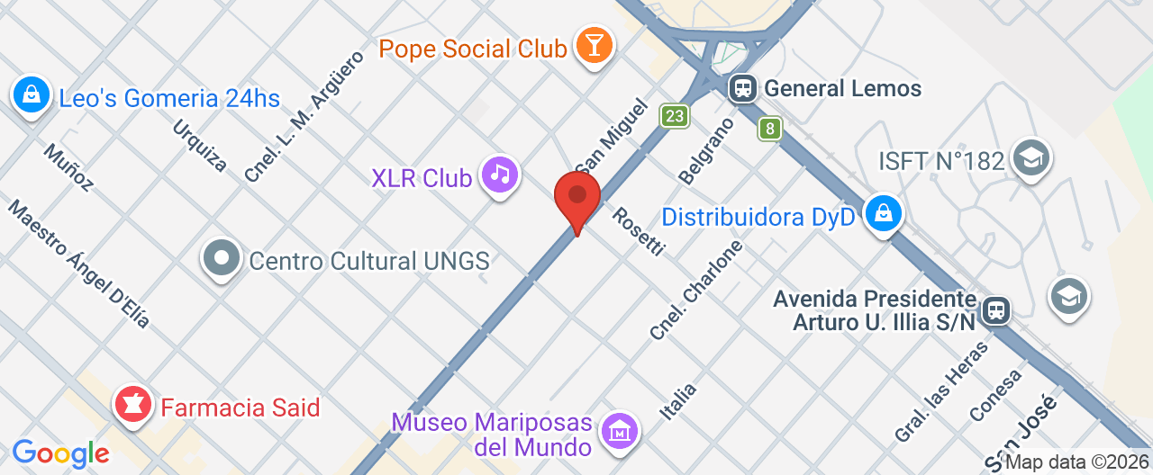 Mapa de la ubicación