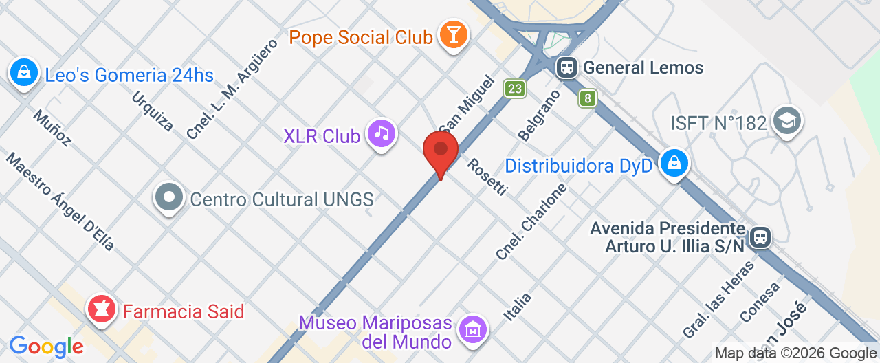 Mapa de la ubicación