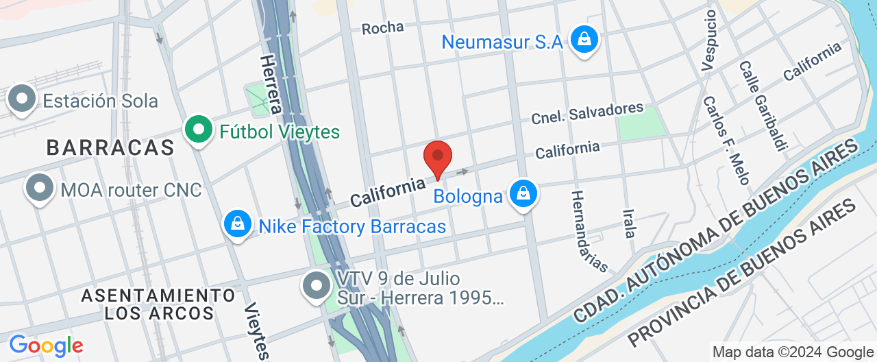 Mapa de la ubicación