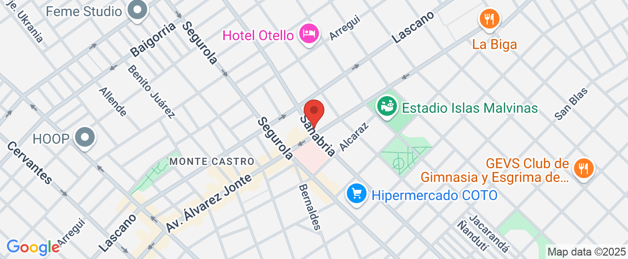 Mapa de la ubicación
