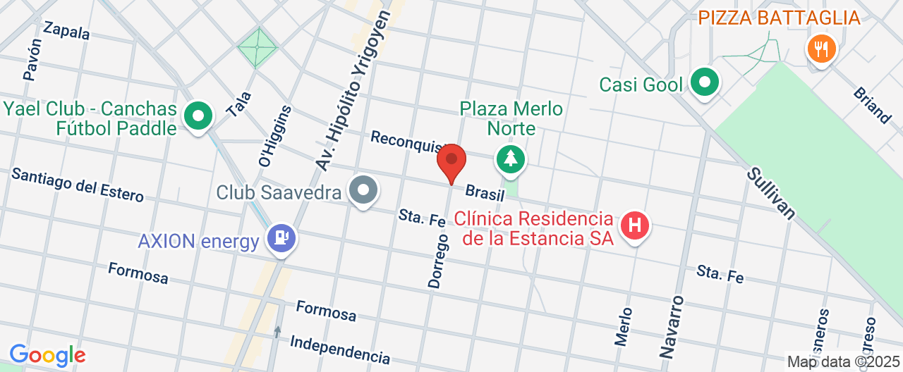 Mapa de la ubicación