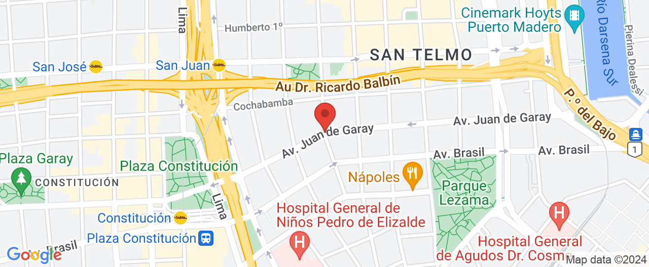 Mapa de la ubicación