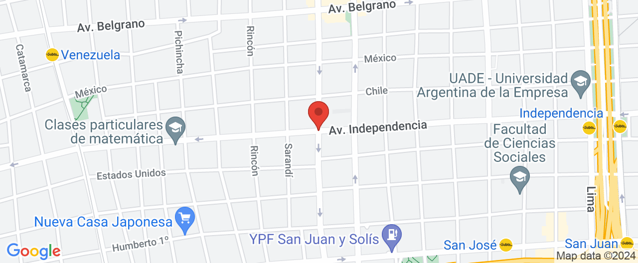 Mapa de la ubicación