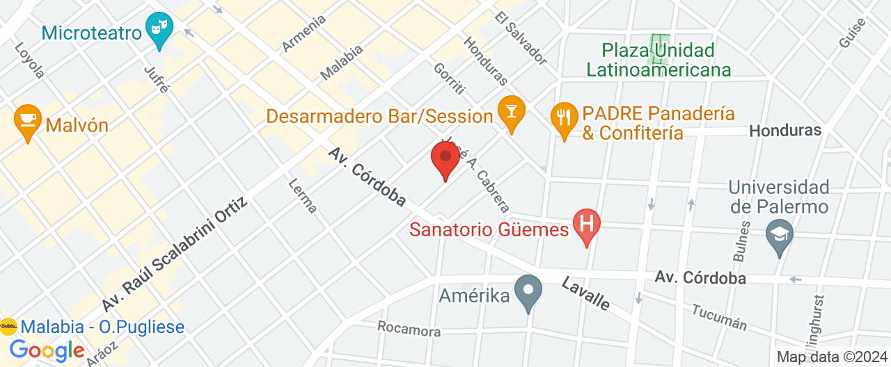 Mapa de la ubicación