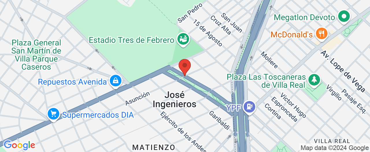 Mapa de la ubicación