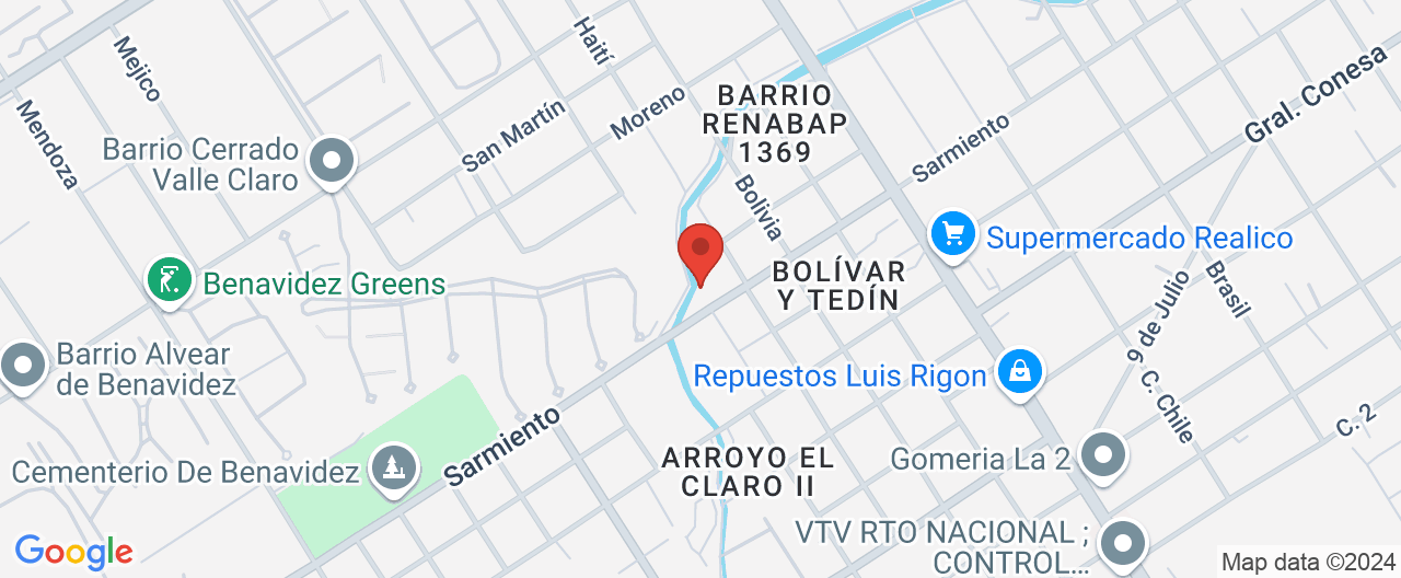Mapa de la ubicación