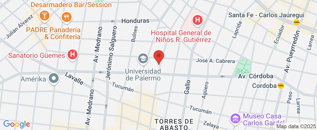 Mapa de la ubicación