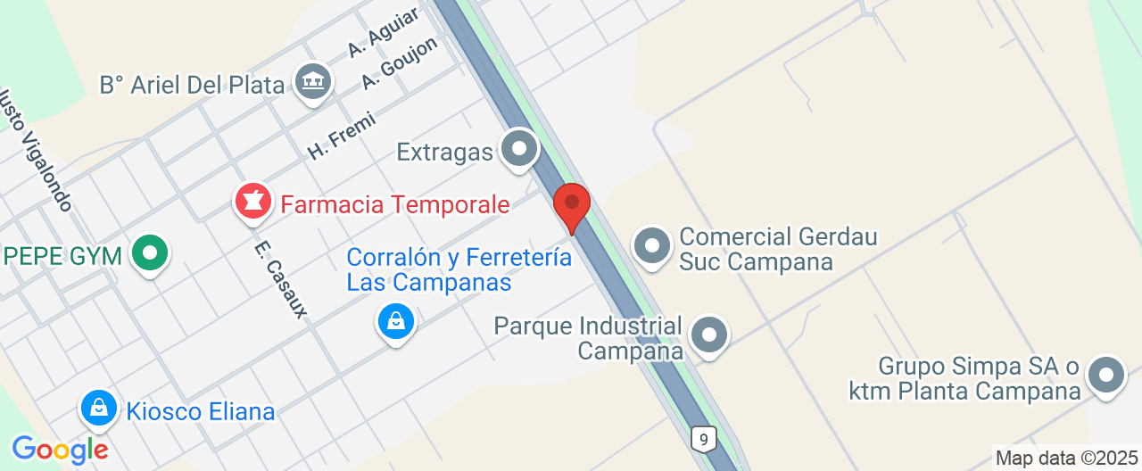 Mapa de la ubicación