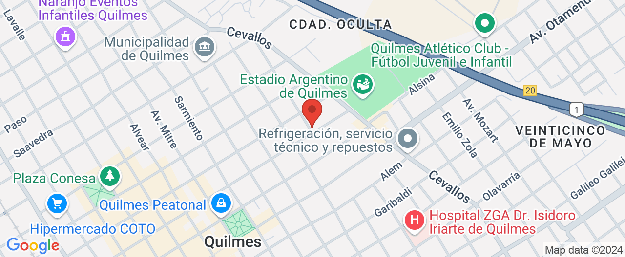 Mapa de la ubicación