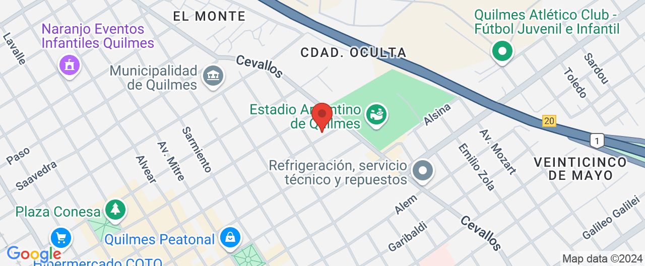 Mapa de la ubicación